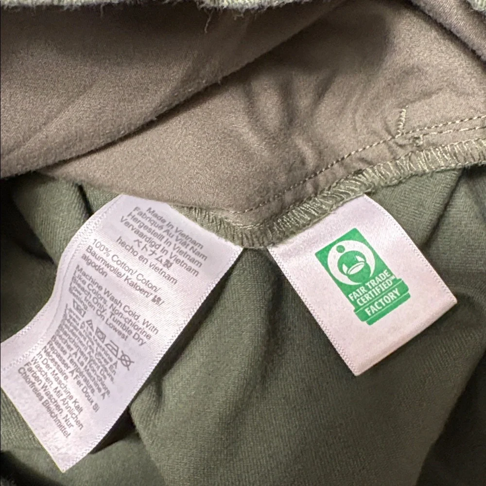 J. Crew small cotton Forest Green Mini Dress